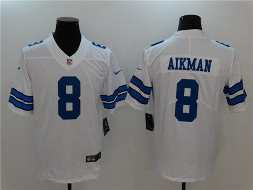 Mens Dallas Cowboys 8 Troy Aikman White 2017 Vapor Untouchable Stitched Nfl Nike Limited Jersey