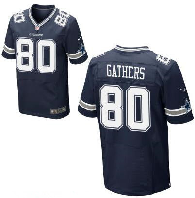 Mens Dallas Cowboys 80 Rico Gathers Navy Blue Team Color Stitched Nfl Nike Elite Jersey