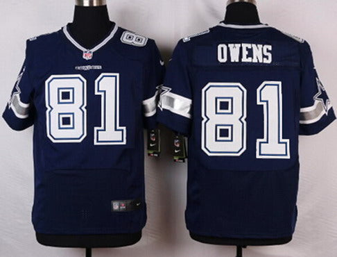 Mens Dallas Cowboys 81 Terrell Owens Navy Blue Retired Player Nfl Nike Elite Jersey