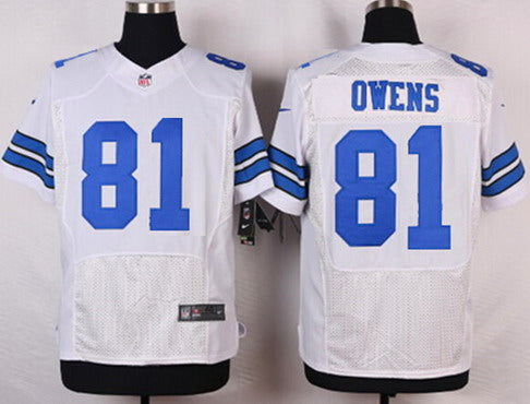 Mens Dallas Cowboys 81 Terrell Owens White Retired Player Nfl Nike Elite Jersey