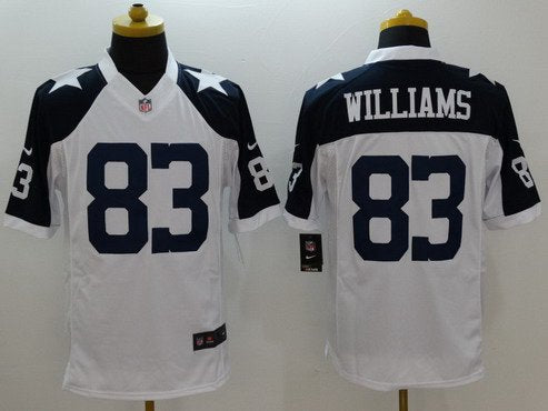 Mens Dallas Cowboys 83 Terrance Williams White Thanksgiving Alternate Nfl Nike Limited Jersey