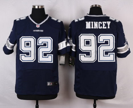 Mens Dallas Cowboys 92 Jeremy Mincey Navy Blue Team Color Nfl Nike Elite Jersey