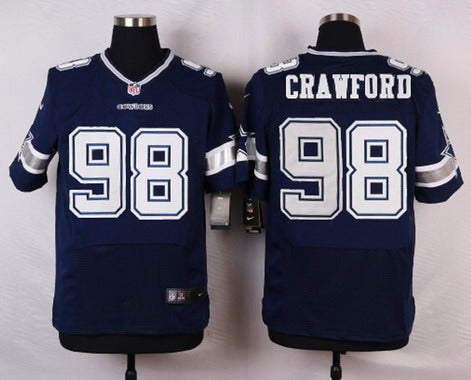 Mens Dallas Cowboys 98 Tyrone Crawford Navy Blue Team Color Nfl Nike Elite Jersey