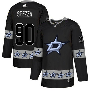 Mens Dallas Stars 90 Jason Spezza Black Team Logos Fashion Adidas Jersey
