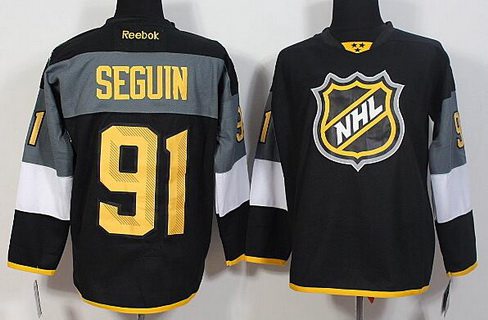 Mens Dallas Stars 91 Tyler Seguin Reebok Black 2016 Nhl All star Premier Jersey
