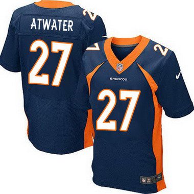 Mens Denver Broncos 27 Steve Atwater Navy Blue Retired Player Nfl Nike Elite Jersey