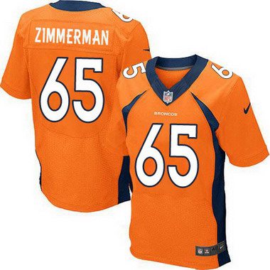 Mens Denver Broncos 65 Gary Zimmerman Orange Retired Player Nfl Nike Elite Jersey