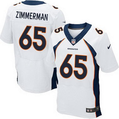 Mens Denver Broncos 65 Gary Zimmerman White Retired Player Nfl Nike Elite Jersey
