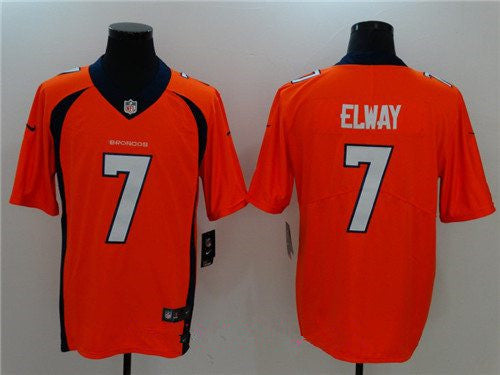 Mens Denver Broncos 7 John Elway Orange 2017 Vapor Untouchable Stitched Nfl Nike Limited Jersey