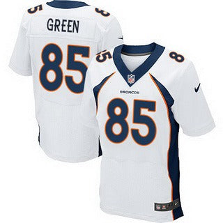 Mens Denver Broncos 85 Virgil Green White Road Nfl Nike Elite Jersey
