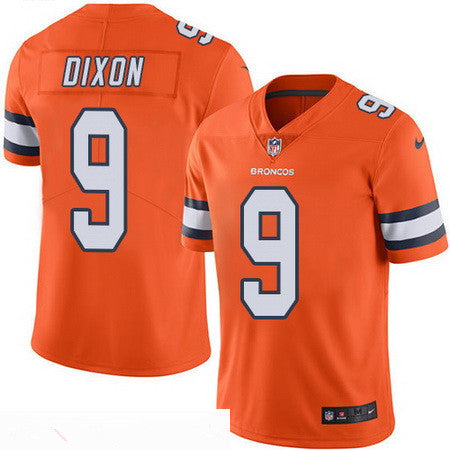 Mens Denver Broncos 9 Riley Dixon Orange 2016 Color Rush Stitched Nfl Nike Limited Jersey