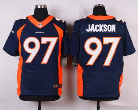 Mens Denver Broncos 97 Malik Jackson Navy Blue Alternate Nfl Nike Elite Jersey