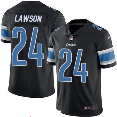 Mens Detroit Lions 24 Nevin Lawson Black 2016 Color Rush Stitched Nfl Nike Limited Jersey