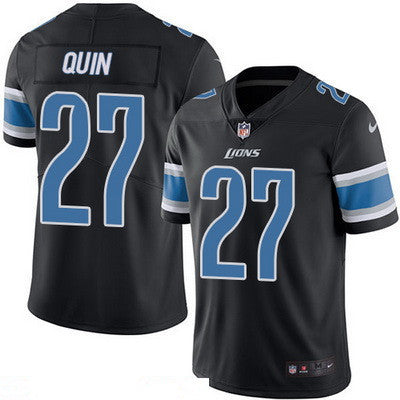 Mens Detroit Lions 27 Glover Quin Black 2016 Color Rush Stitched Nfl Nike Limited Jersey