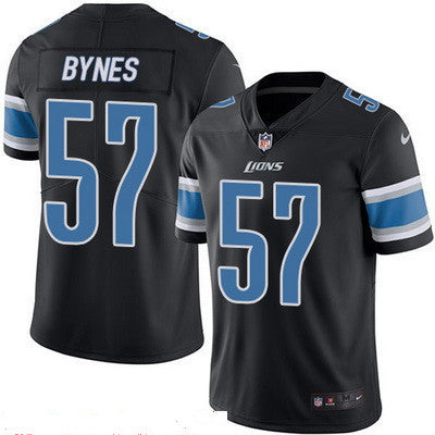 Mens Detroit Lions 57 Josh Bynes Black 2016 Color Rush Stitched Nfl Nike Limited Jersey