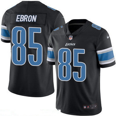 Mens Detroit Lions 85 Eric Ebron Black 2016 Color Rush Stitched Nfl Nike Limited Jersey
