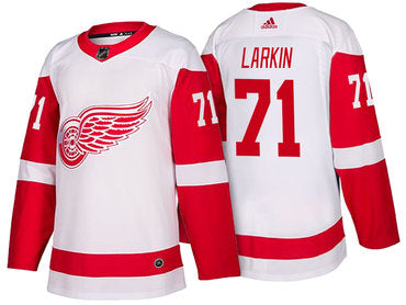 Mens Detroit Red Wings 71 Dylan Larkin White 2017 2018 Adidas Hockey Stitched Nhl Jersey
