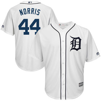 Mens Detroit Tigers 44 Daniel Norris Majestic White Cool Base Player Jersey