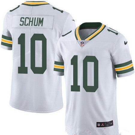 Mens Green Bay Packers 10 Jacob Schum White 2016 Color Rush Stitched Nfl Nike Limited Jersey
