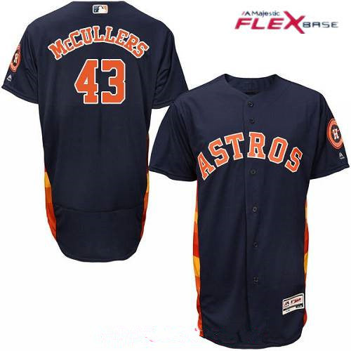 Mens Houston Astros 43 Lance Mccullers Jr Navy Blue Alternate Stitched Mlb Majestic Flex Base Jersey