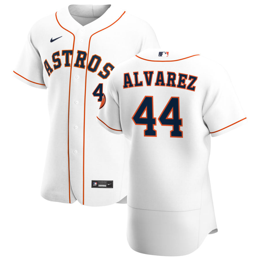 Mens Houston Astros 44 Yordan Alvarez Nike White Home 2020 Authentic Player Mlb Jersey