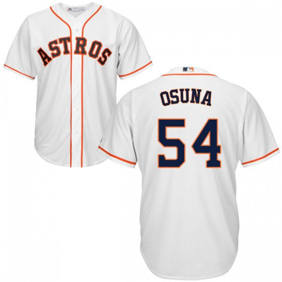 Mens Houston Astros Roberto Osuna Majestic Cool Base Home White Jersey