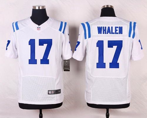Mens Indianapolis Colts 17 Griff Whalen White Road Nfl Nike Elite Jersey