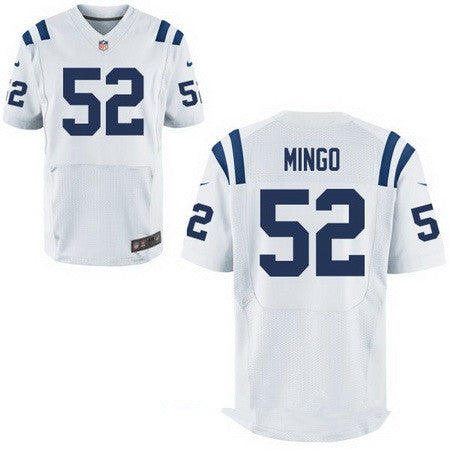 Mens Indianapolis Colts 52 Barkevious Mingo White Road Stitched Nfl Nike Elite Jersey