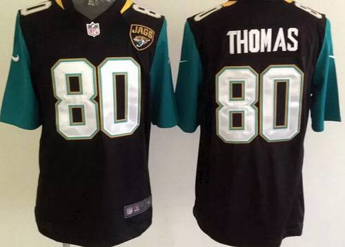 Mens Jacksonville Jaguars 80 Julius Thomas 2013 Nike Black Game Jersey
