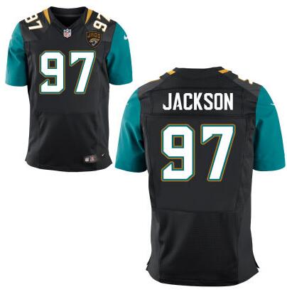 Mens Jacksonville Jaguars 97 Malik Jackson Black Team Color Nfl Nike Elite Jersey
