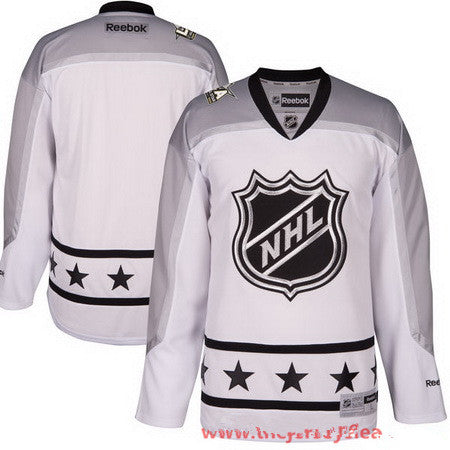 Mens Metropolitan Division Reebok White 2017 Nhl All star Blank Stitched Hockey Jersey