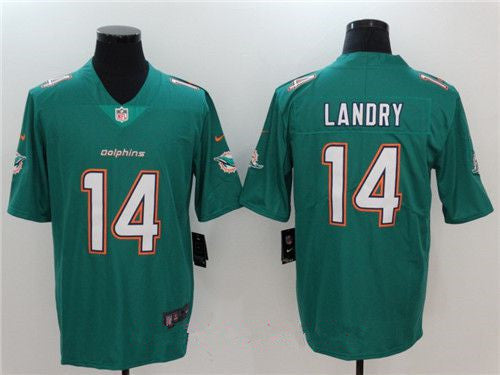 Mens Miami Dolphins 14 Jarvis Landry Green Team Color 2017 Vapor Untouchable Stitched Nfl Nike Limited Jersey