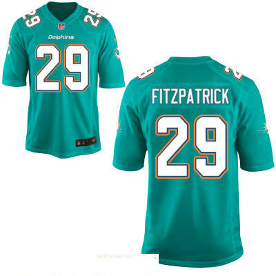 Mens Miami Dolphins 29 Minkah Fitzpatrick Green Team Color Stitched Nfl Nike Game Jersey