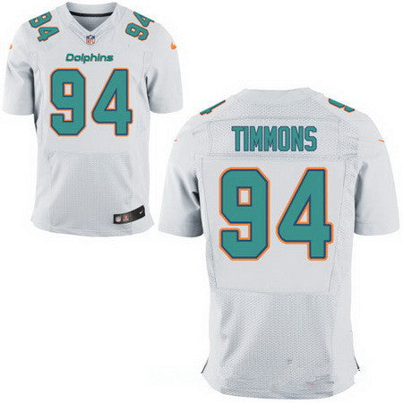 Mens Miami Dolphins 94 Lawrence Timmons White Road Stitched Nfl Nike Elite Jersey