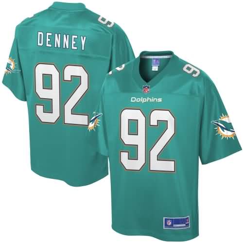 Mens Miami Dolphins John Denney Nfl Pro Line Team Color Jersey