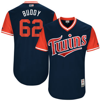 Mens Minnesota Twins Buddy Boshers Buddy Majestic Navy 2017 Players Weekend Authentic Jersey