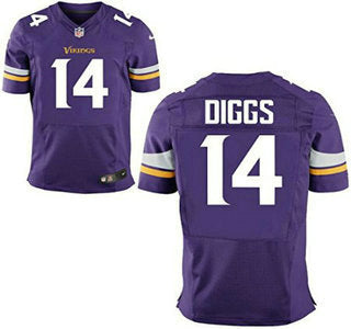 Mens Minnesota Vikings 14 Stefon Diggs Purple Team Color Nfl Nike Elite Jersey