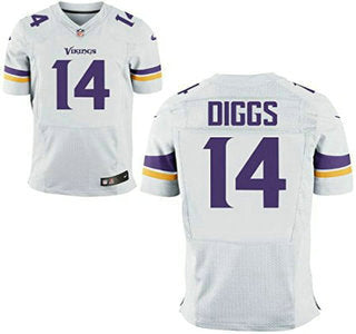 Mens Minnesota Vikings 14 Stefon Diggs White Road Nfl Nike Elite Jersey