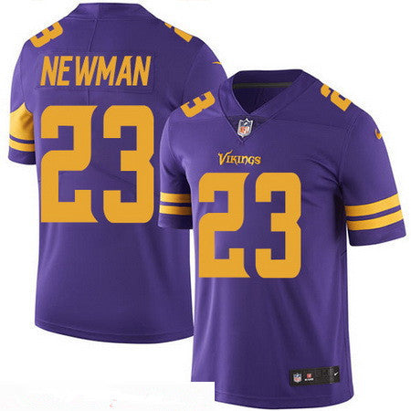 Mens Minnesota Vikings 23 Terence Newman Purple 2016 Color Rush Stitched Nfl Nike Limited Jersey