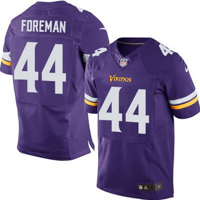 Mens Minnesota Vikings 44 Chuck Foreman Purple Team Color Nfl Nike Elite Jersey