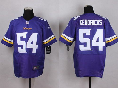 Mens Minnesota Vikings 54 Eric Kendricks 2013 Nike Purple Elite Jersey