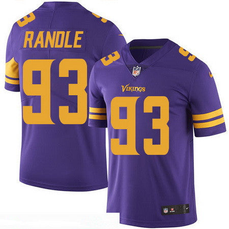 Mens Minnesota Vikings 93 John Randle Retired Purple 2016 Color Rush Stitched Nfl Nike Limited Jersey