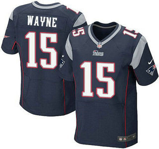 Mens New England Patriots 15 Reggie Wayne Navy Blue Team Color Nfl Nike Elite Jersey