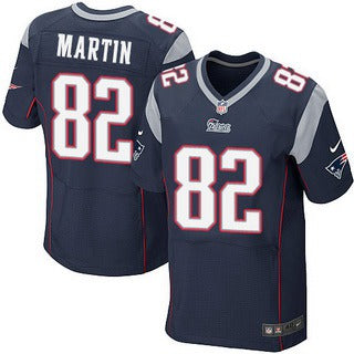 Mens New England Patriots 82 Keshawn Martin Navy Blue Team Color Nfl Nike Elite Jersey