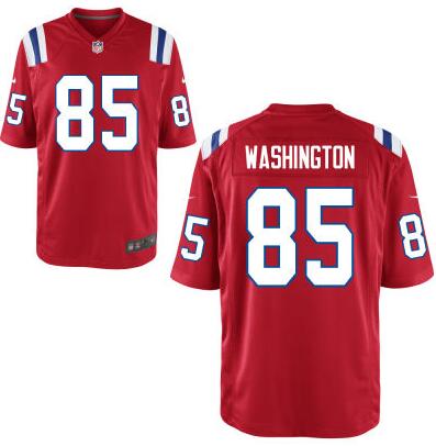 Mens New England Patriots 85 Nate Washington Red Alternate Nfl Nike Elite Jersey