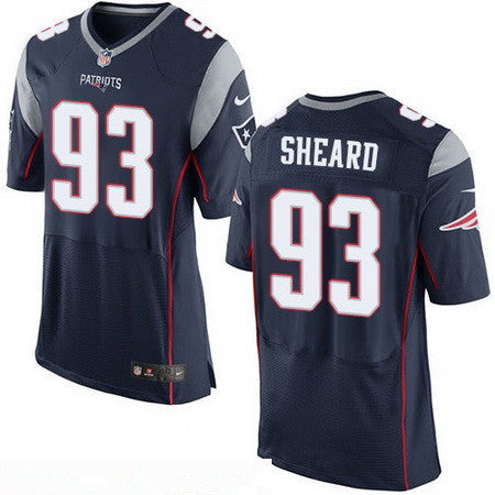 Mens New England Patriots 93 Jabaal Sheard New Navy Blue Team Color Stitched Nfl Nike Elite Jersey