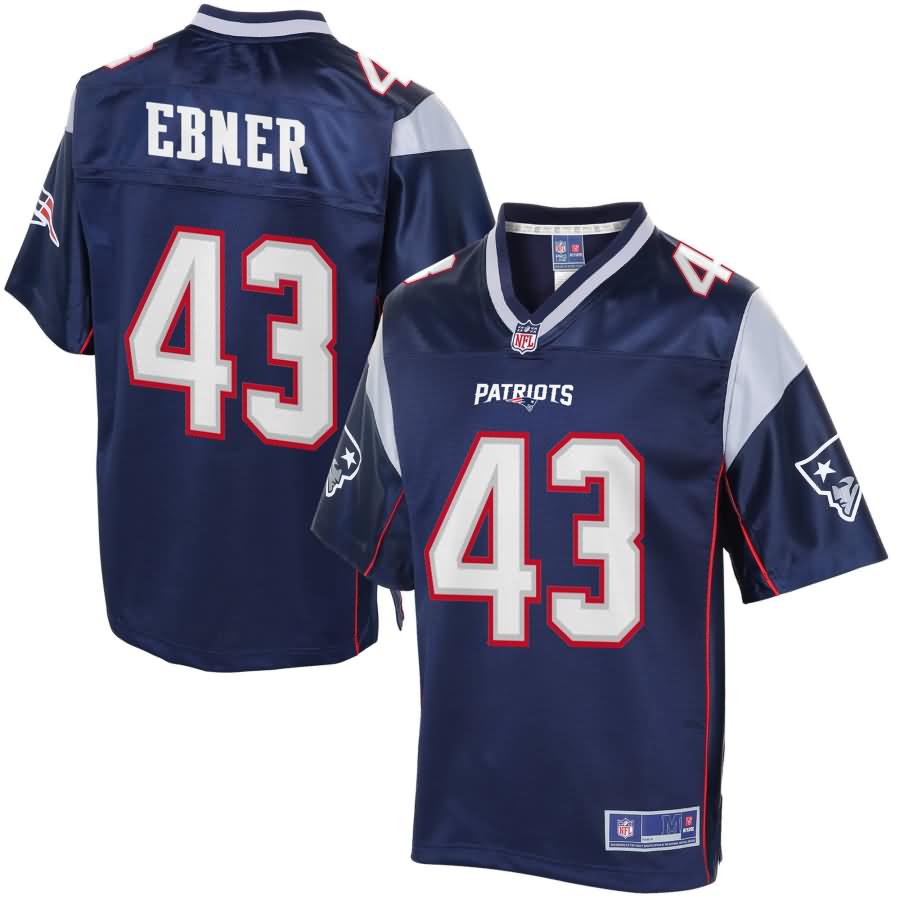 Mens New England Patriots Nate Ebner Nfl Pro Line Navy Team Color Jersey