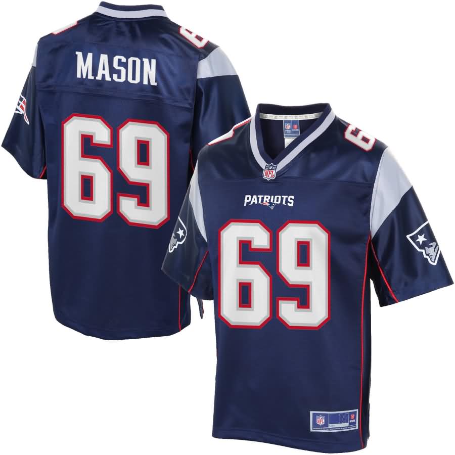 Mens New England Patriots Shaq Mason Nfl Pro Line Navy Team Color Jersey