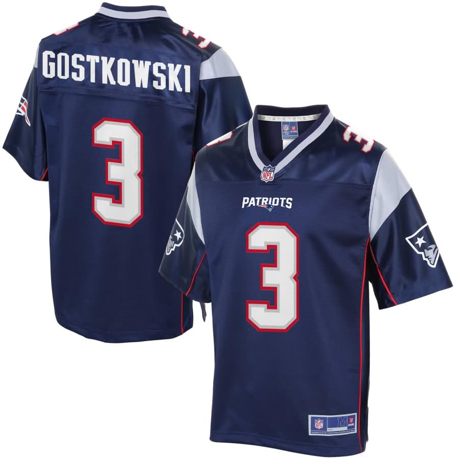 Mens New England Patriots Stephen Gostkowski Nfl Pro Line Navy Team Color Jersey