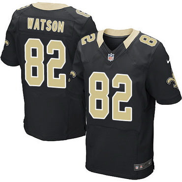 Mens New Orleans Saints 82 Benjamin Watson Black Team Color Nfl Nike Elite Jersey